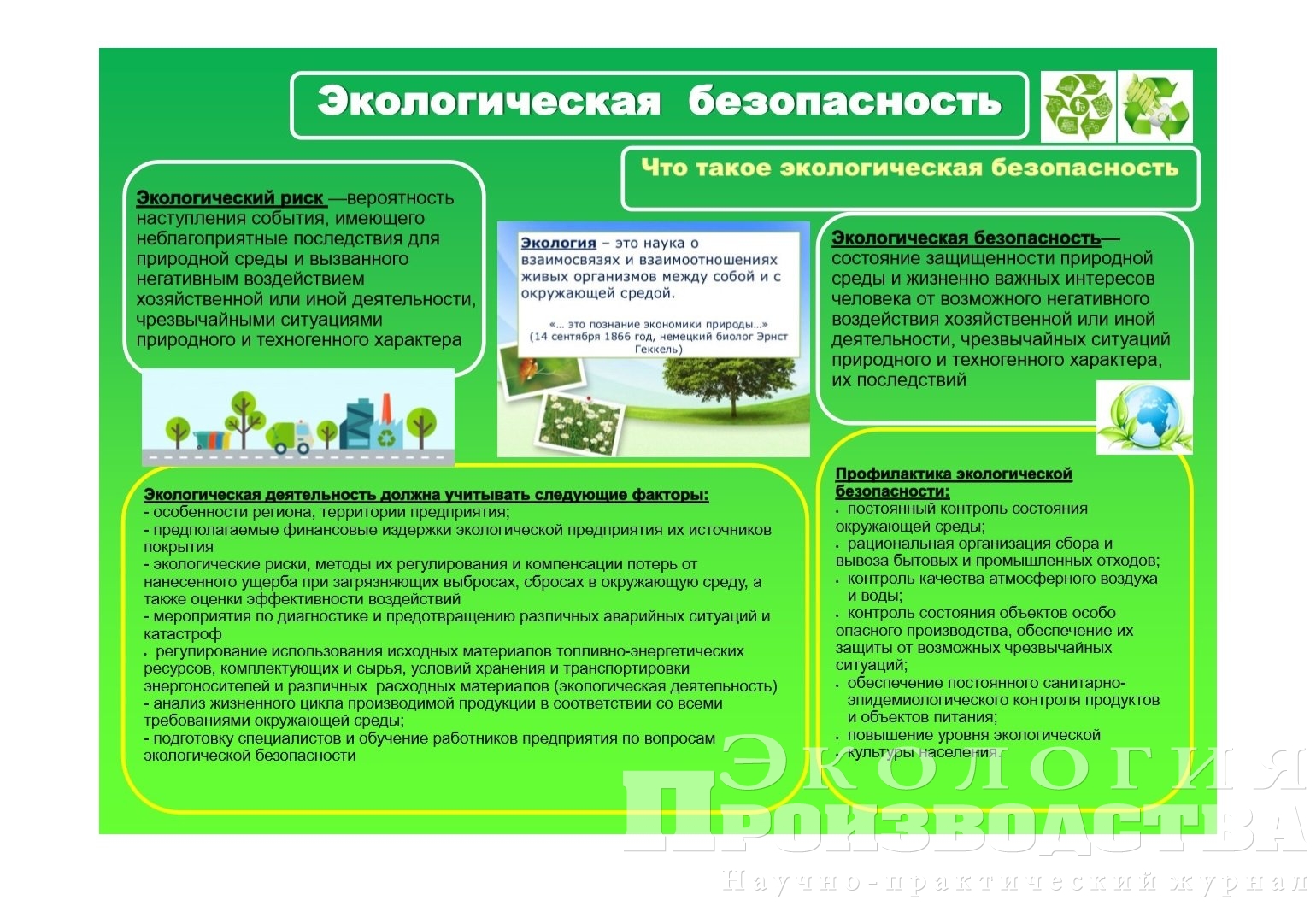 Доклад: Экологическая деятельность промышленных предприятий